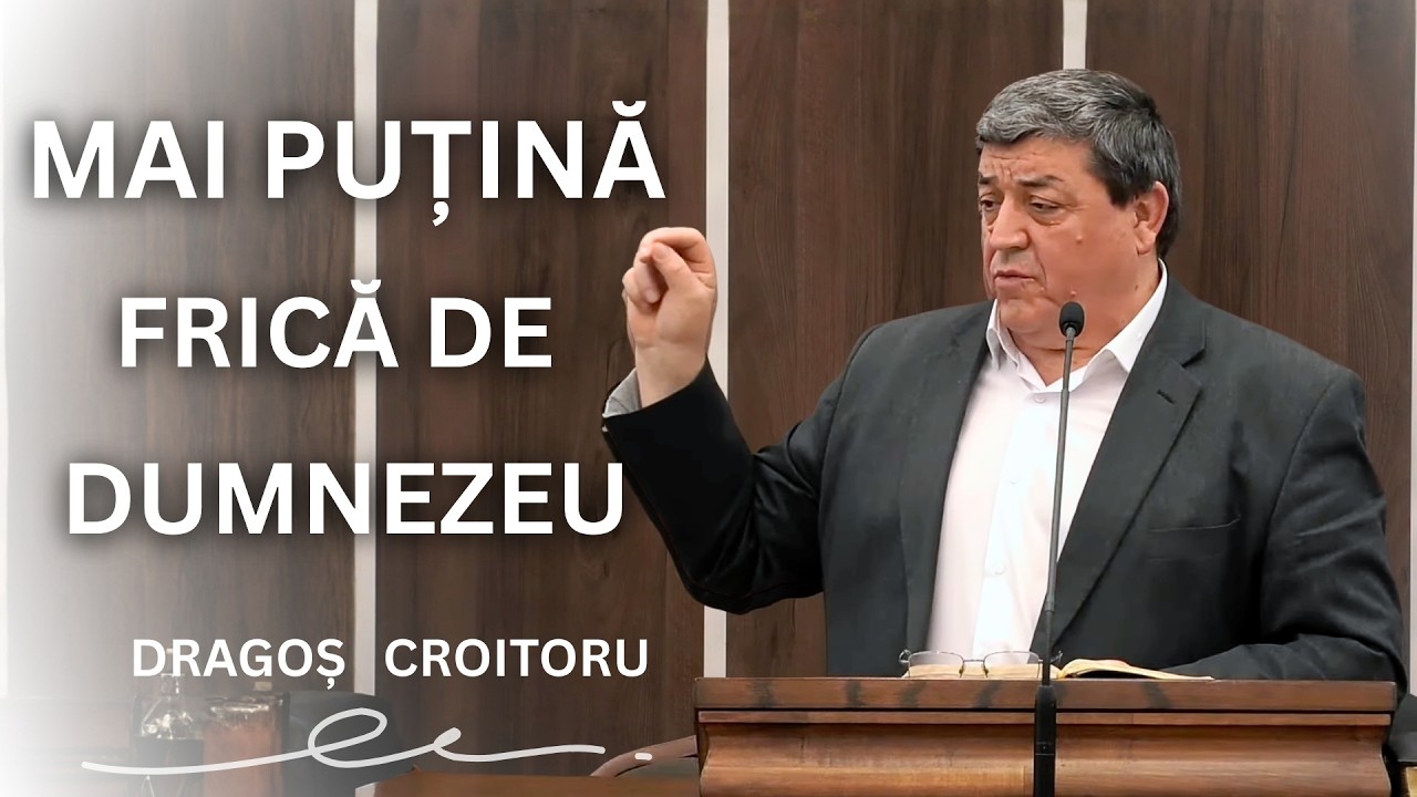 DRAGOS CROITORU - MAI AVEM FRICA DE DUMNEZEU ? ⎮ 2026