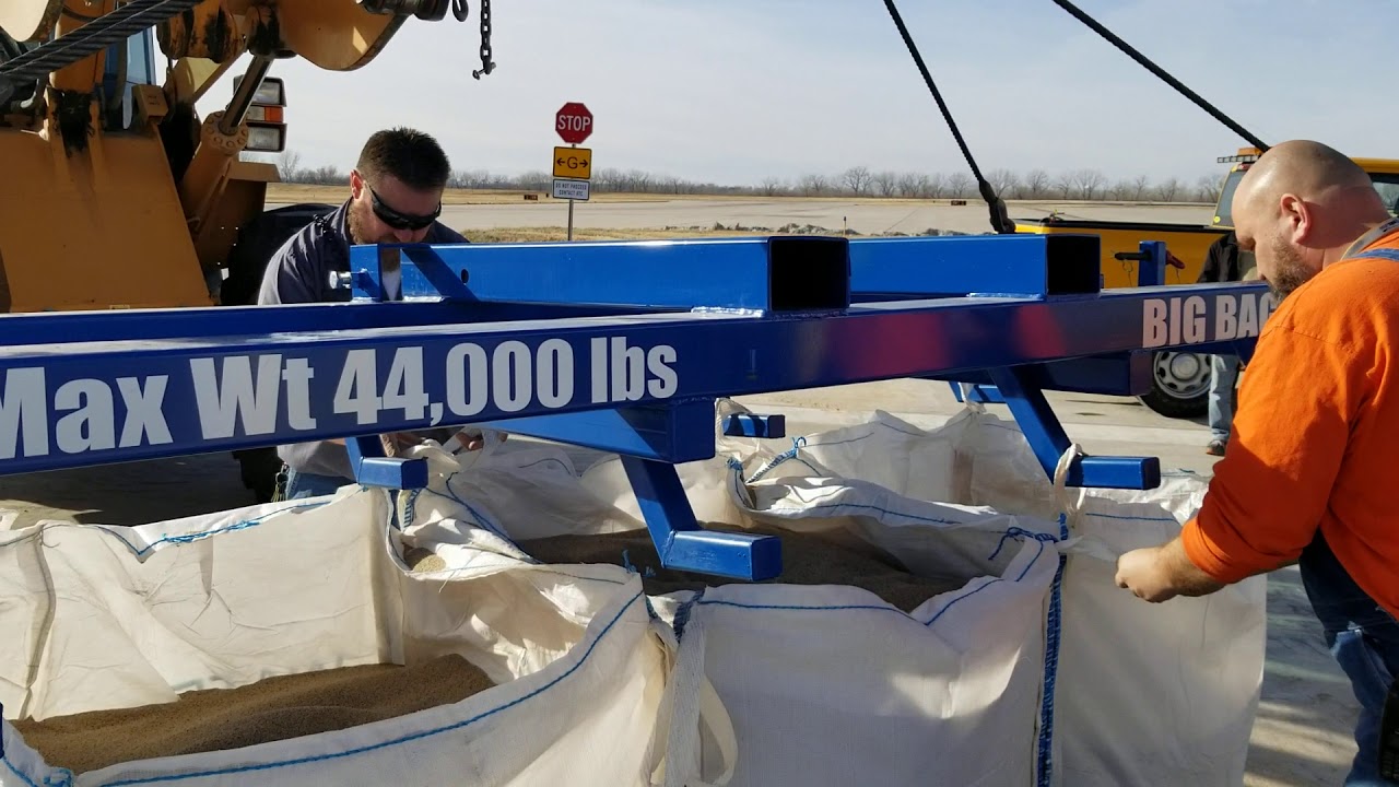 3 Bag Lift with Big Bags USA Spreader Bar YouTube