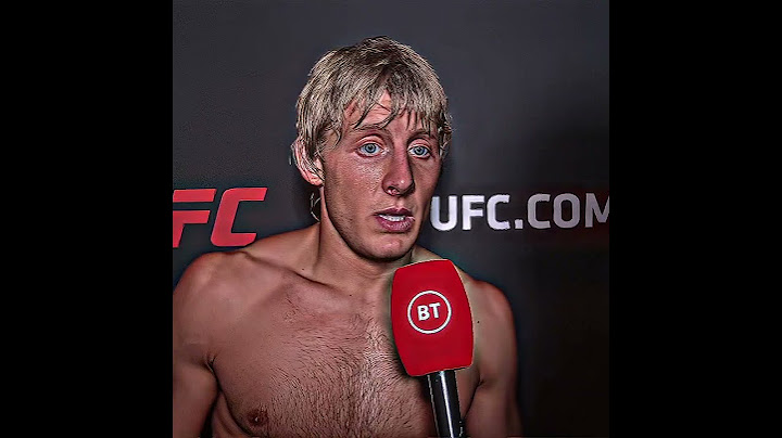 Paddy Pimblett related to this..