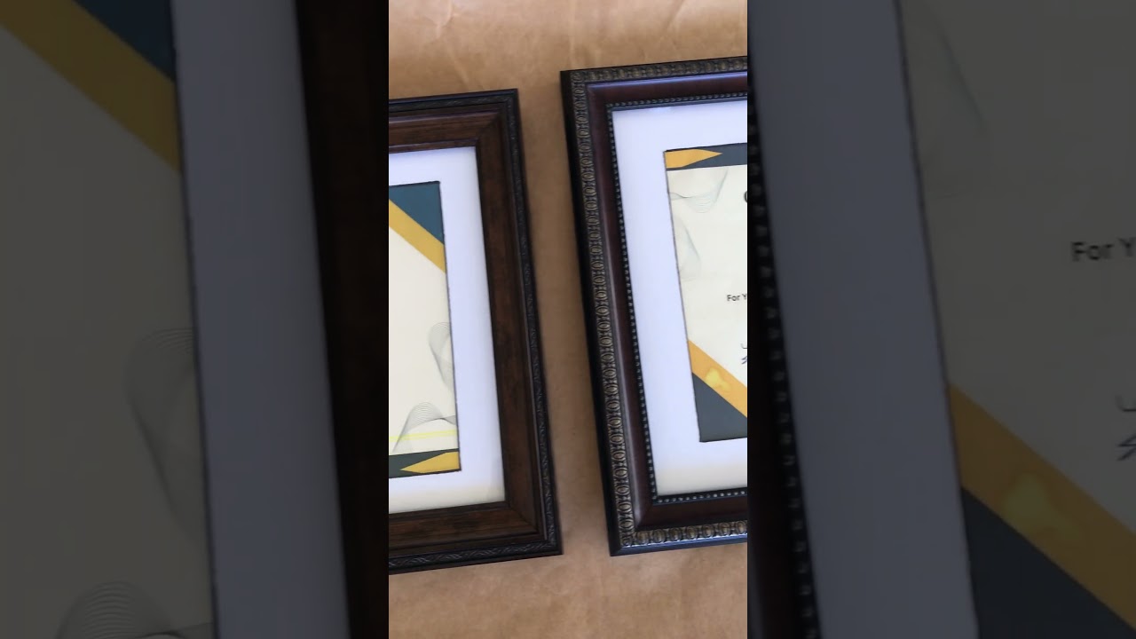 Certificate Frames #certificateframes #montegobaypictureframes