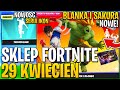 *NOWE* SKINY SAKURA I BLANKA STREET FIGHTER! NOWA EMOTKA SERIA IKON Nowy Sklep Fortnite 29 Kwiecień