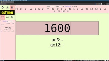 quick tutorial: csTimer custom scramble input / time keyboard entry
