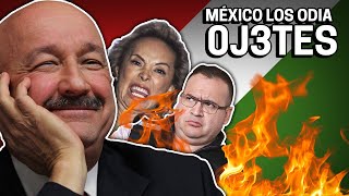 POLITICOS MAS ODIADOS DE MÉXICO