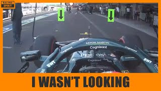 Sebastian Vettel Team Radio After Stopping At The Wrong Pit Box | F1 2021 Mexcian GP