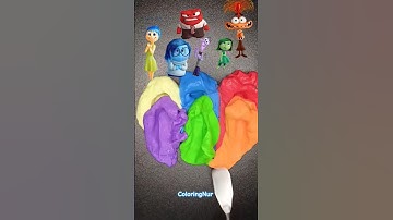 Inside out 2 X Sprunki X Sigma Boy| Color Mixing #insideout2 #sprunki #colormixing #satisfying