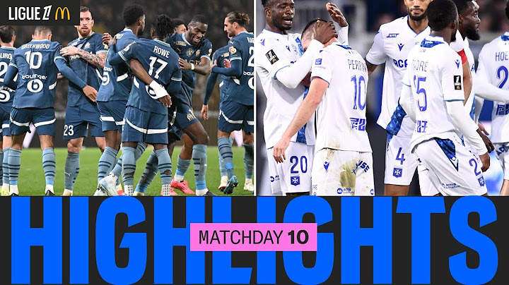 Résumé 10ème journée - Ligue 1 McDonald's 24/25