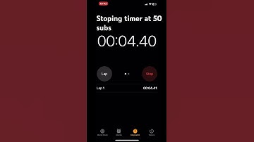 Stopping timer at 50 subs