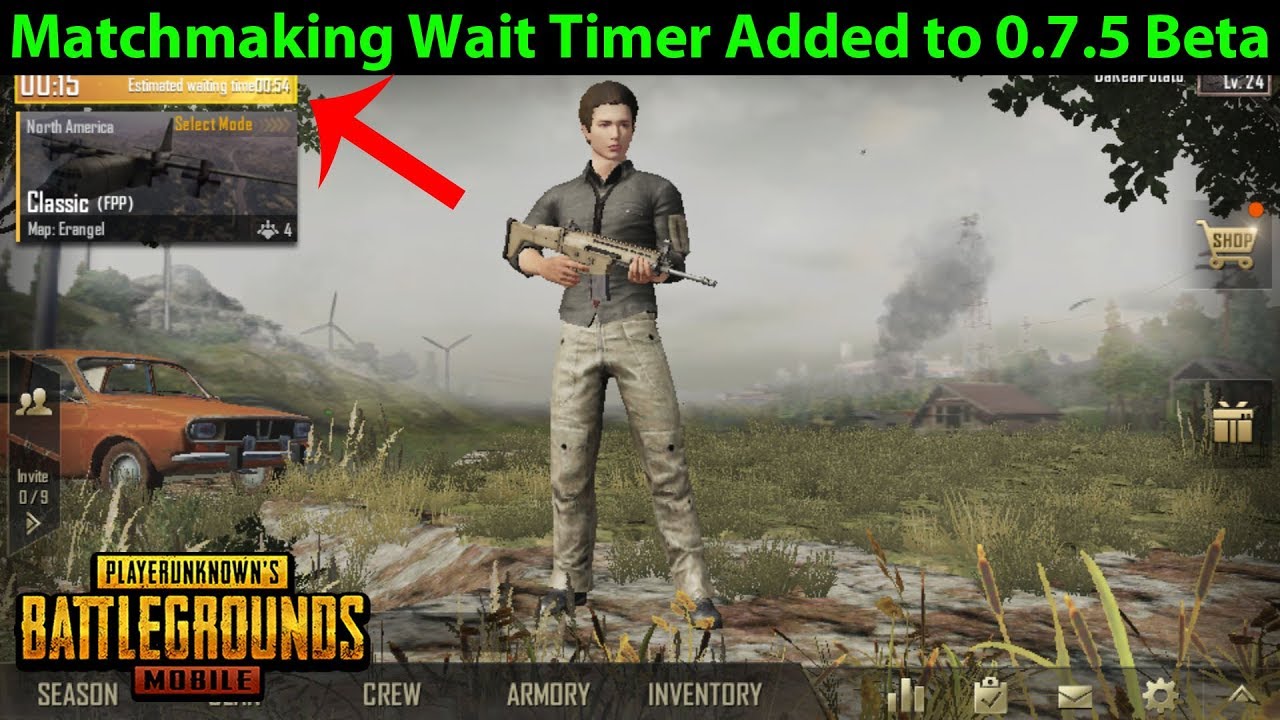 New Matchmaking Wait Timer Added To 0 7 5 Beta Exciting Pubg Mobile Gameplay From Medricito Youtube