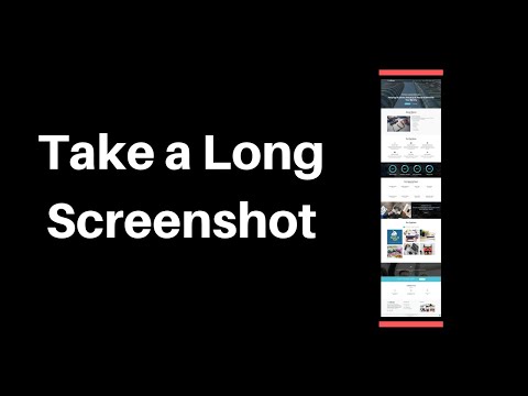 How to take a full screenshot of your website