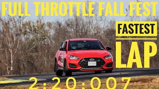 VIR - Full Throttle Fall Fest - Fastest Lap 2:20:007 - Veloster N screenshot 1