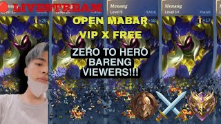 OPEN MABAR!!! SPEEDRUN ZERO TO HERO RANKED MOBILE LEGEND!!!! (8)