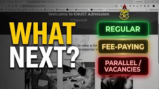 KNUST Admission Portal Guide: Check Your Status Now