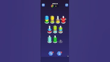 Level 48 NutSort puzzle #nutsort #games #gameplay #gaming #famgaming #gameture #gameplay