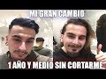 1 AÑO Y MEDIO SIN CORTARME EL PELO | MI GRAN CAMBIO