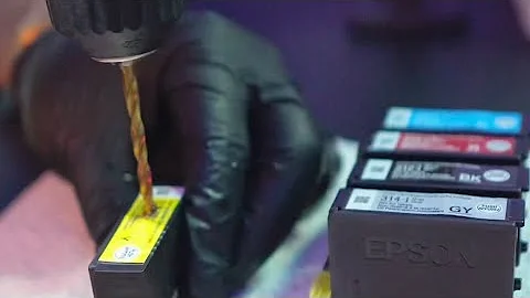 How to make original XP15000 cartridges to DTF #diy #clothingbusiness #dtf #epson