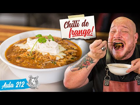 CHILLI DE FRANGO - Chicken Chilli fácil e delicioso / Cansei de Ser Chef - Aula 212