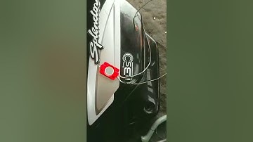 40 ru ? How to install splendor engine💥light || splendor modified || LED || Bosshead light#shorts