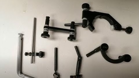 The ONLY dial indicator holder that GUARANTEES perfect stylus alignment.