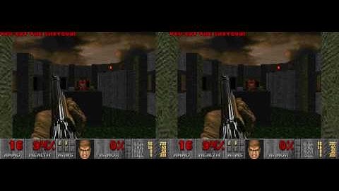 Doom II DEMO1 in 3D