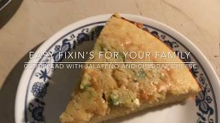 Delicious Cornbread With Cheese And Jalapeño