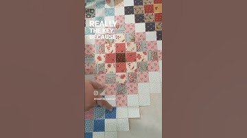 Fusing tips for EasyPiecing Grid #quilting #easypiecing #fyp #tensisterstv #scrappyquilt