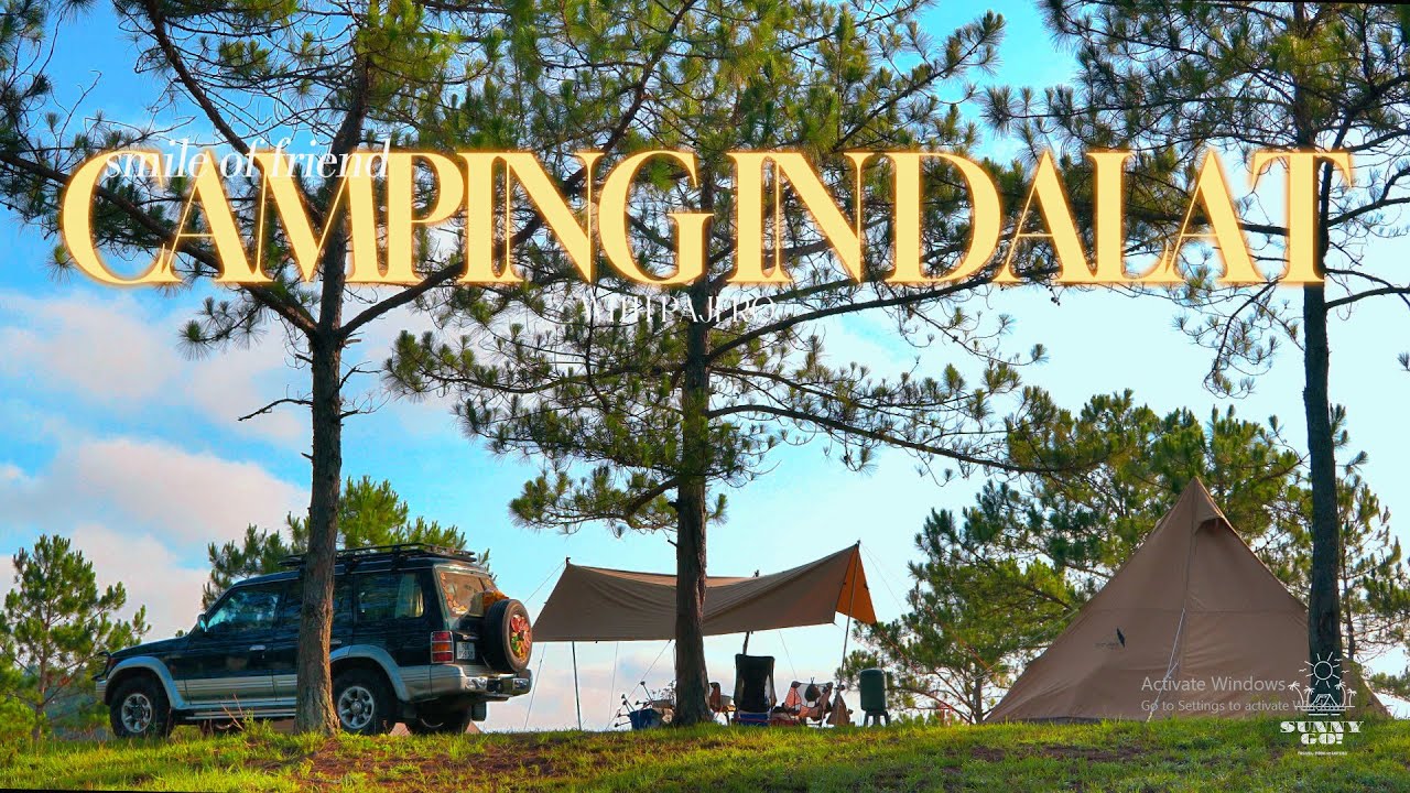 CAMPING IN DA LAT - Cắm trại trên đồi thông Đà Lạt  [Pajero/Relax/Food/Rain/ASMR]