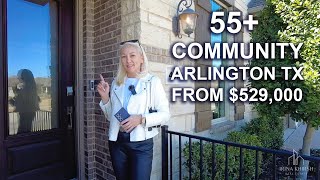 55 + Community Model Home. Viridian Arlington Texas. New Lots Coming Soon. Active Adults Living.