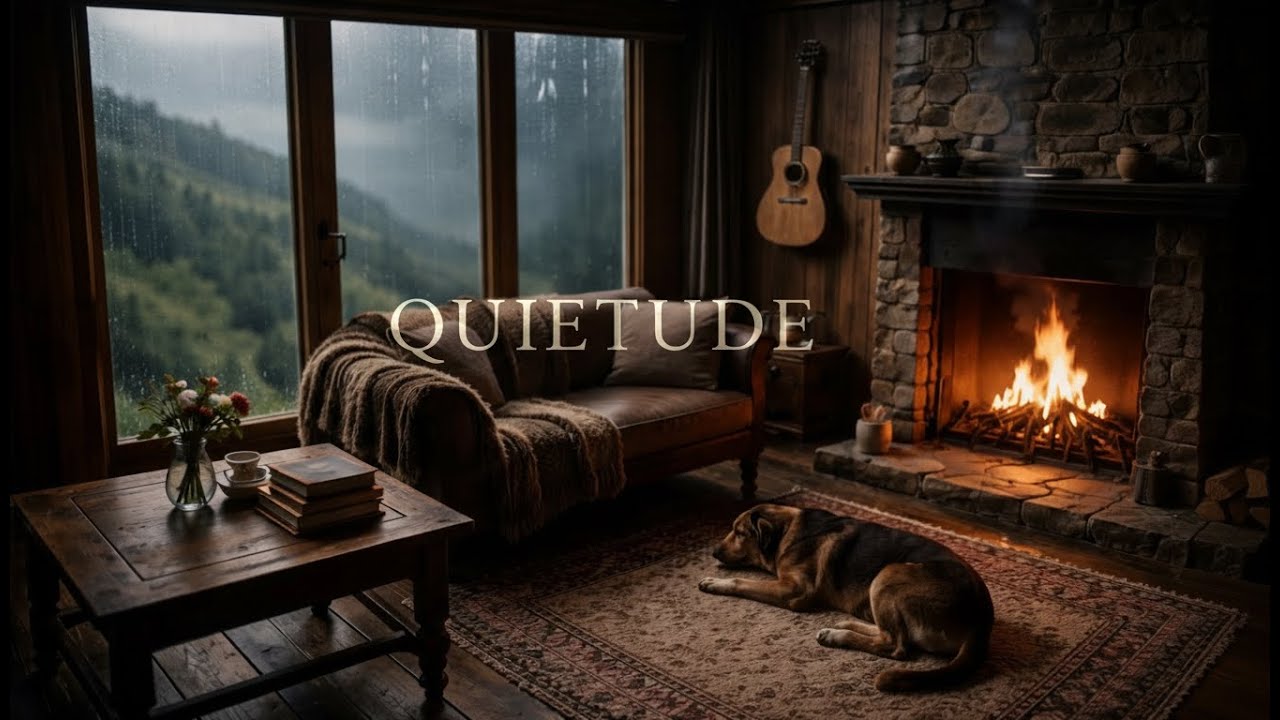 Rain Sounds & Acoustic Guitar for Insomnia Relief & Emotional Balance