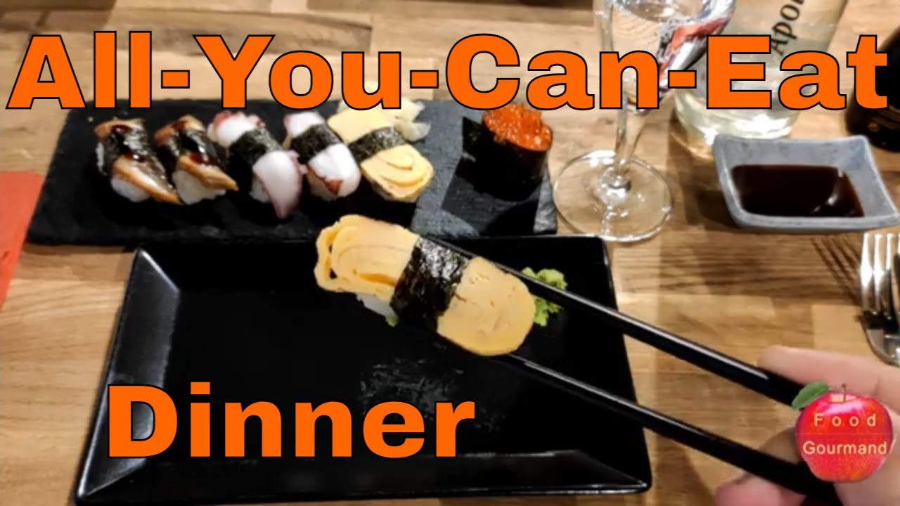 AllYouCanEat Sushi Buffet YouTube