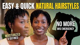 My 5 Go-To Natural Hairstyles That Has Helped Me Wear My 4C Hair Without Wigs For 9 Months
