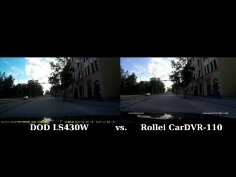 DOD LS430W vs. Rollei CarDVR-110