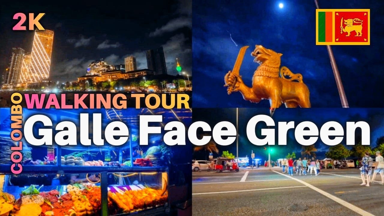 Must Visit Spot in Colombo | Galle Face Green Evening Walking Tour | Sri Lanka Travel Vlog