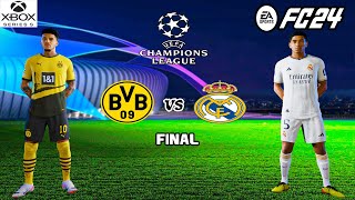 FC 24 - Borussia Dortmund vs Real Madrid - UEFA Champions League Final | Xbox Series S 4K