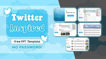 Twitter Inspired PowerPoint Presentation | FREE TEMPLATE | Tomatonado