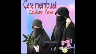 Cara mudah membuat cadar poni