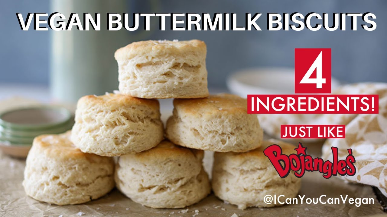 EASY VEGAN BUTTERMILK BISCUITS 😋 | Tastes just like Bojangles!