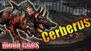 Cerberus en modo CAOS (Chaos) // Como derrotar a cerberus GOW3 (muerte de cerberus)