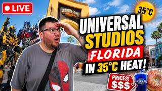 🔴 LIVE | Scottish Guy Explores Universal Studios Florida in 35°C Heat & INSANE Prices 😳