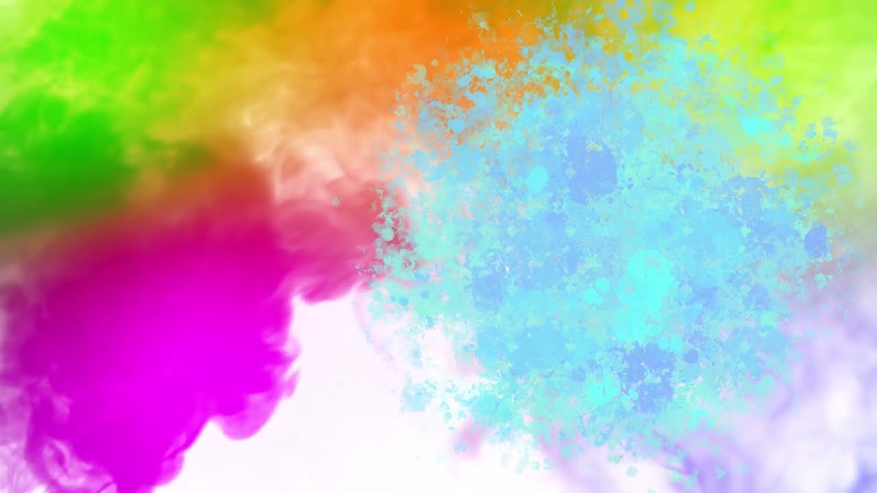 Holi Background Video Effects and Holi Wishes