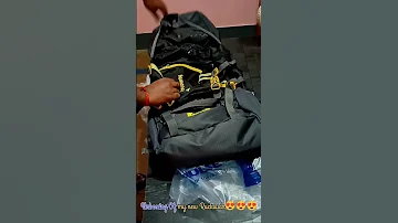 Unboxing Impulse rucksacks trekking bag @CapturewithKaushal
