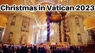 Rome Italy, Christmas in Vatican City 2023, Christmas in Rome 2023, Rome in December 2023 walk tour