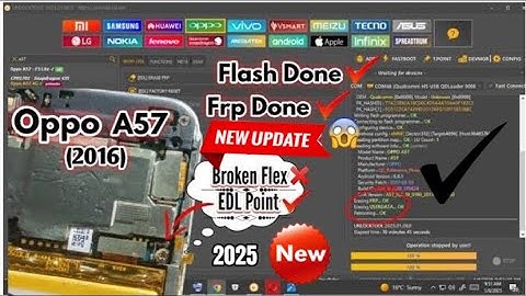 Oppo A57 2016 (CPH1707) Frp Bypass | CPH1707 Google Account Bypass with Unlock Tool✌️