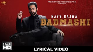 Watch new punjabi song 2019 "badmashi" sung in the hypnotic vocals of
navv bajwa. music is given by dj flow and amazing video directed jcee
dhanoa. ➧fo...