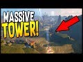 Crossout - MASSIVE 1,000 FT TALL MISSILE TOWER! Tallest Build? Dual Hurricanes - Crossout Gameplay