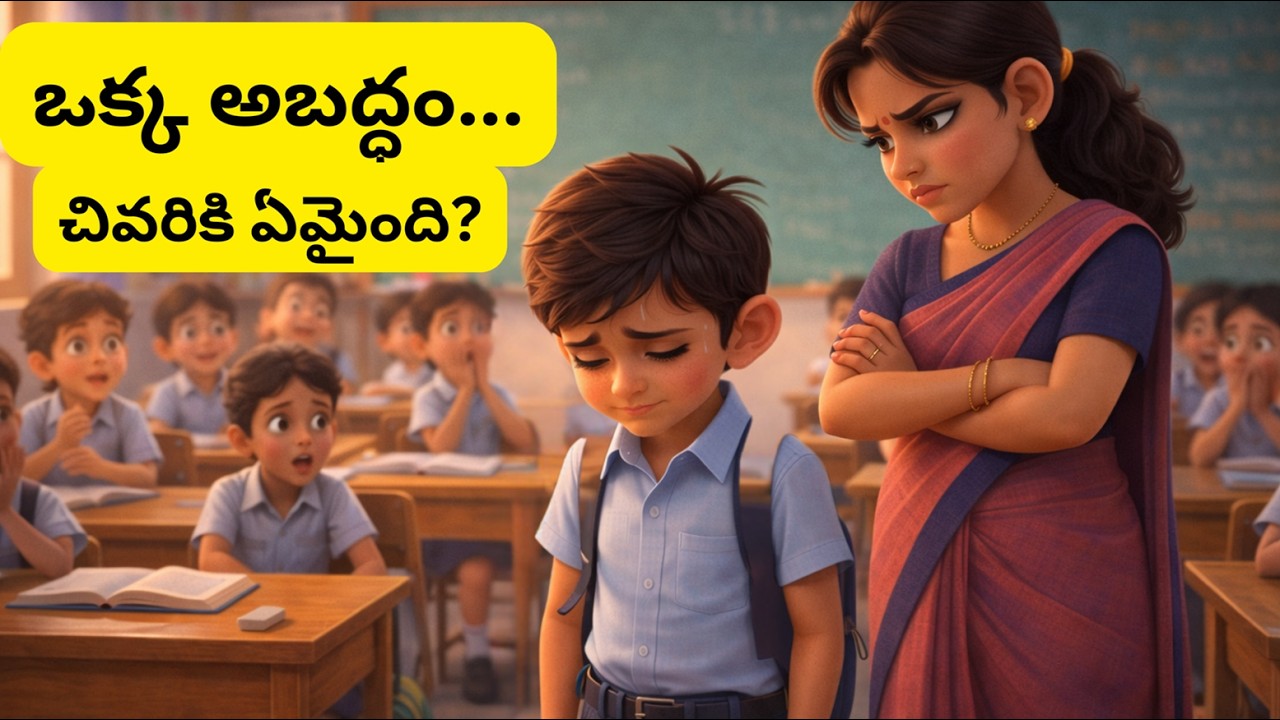 ఒక్క అబద్ధం… చివరికి ఏమైంది? | పిల్లల కోసం మంచి కథ | MiniChitralu #1