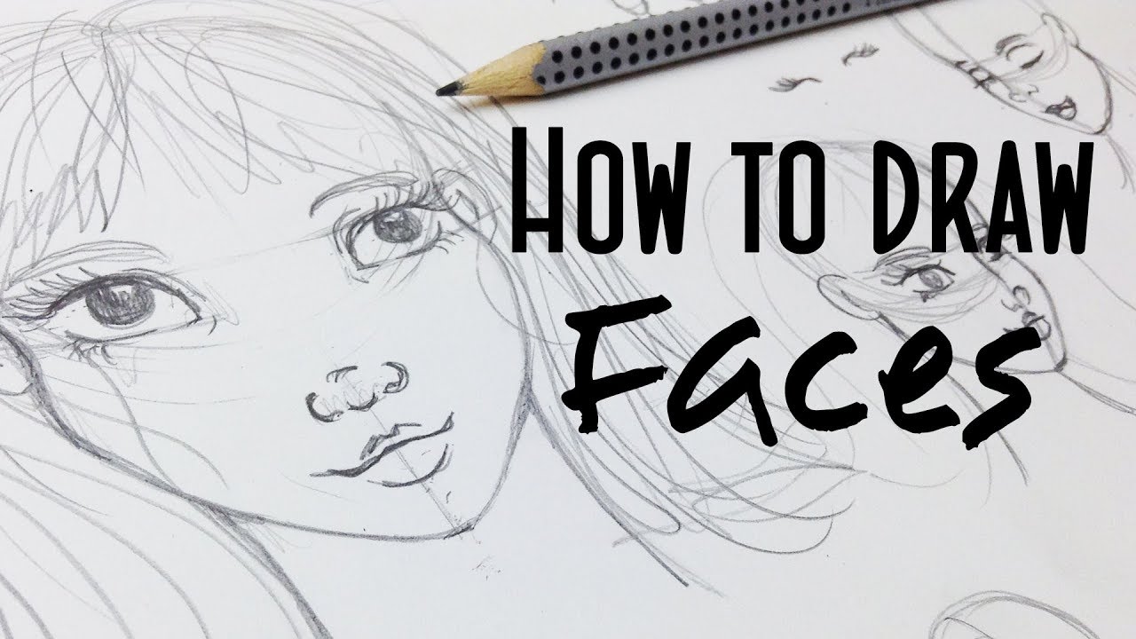 How to Draw Girl's Faces: My Way - Stylized Cartoon Faces Tutorial - YouTube