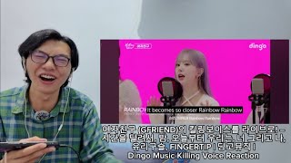 CARA NYANYI MEREKA SEHAT' 여자친구 (GFRIEND) ... , FINGERTIP | 딩고뮤직 | Dingo Music Killing Voice Reaction