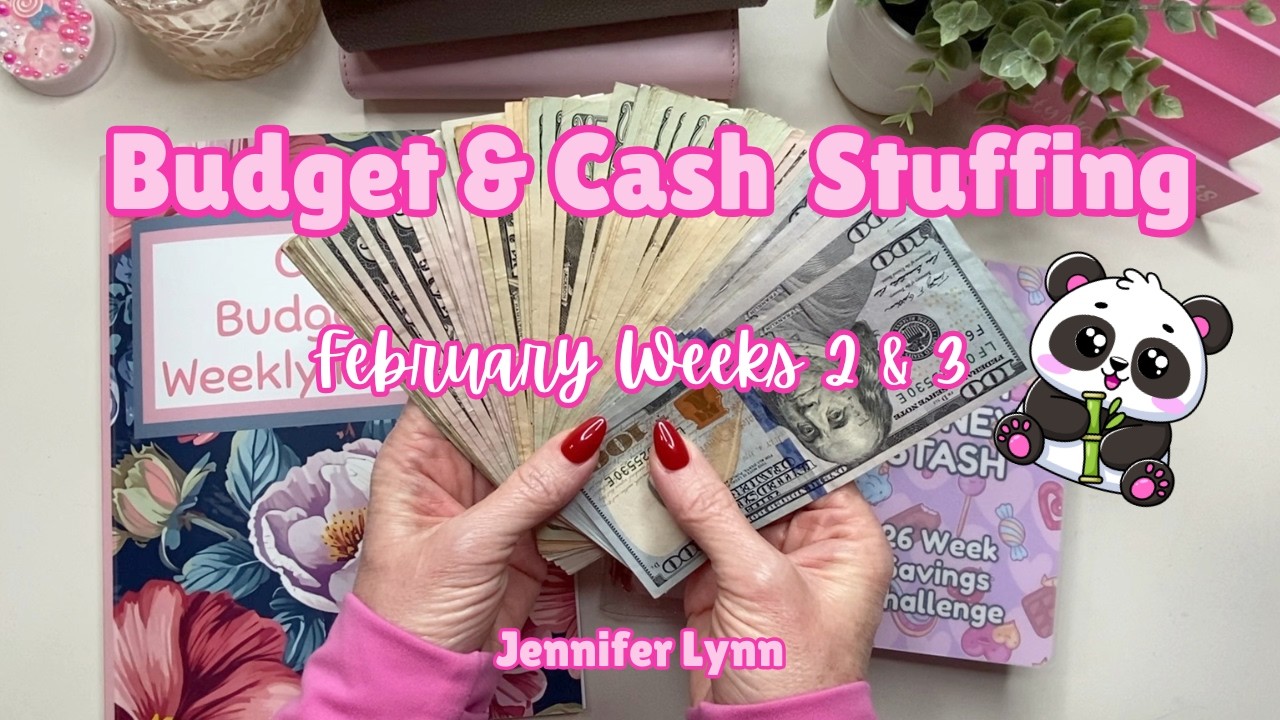 February Budget & Cash Stuffing 💸 | Cash Envelopes, Sinking Funds & Savings Challenges | 2026