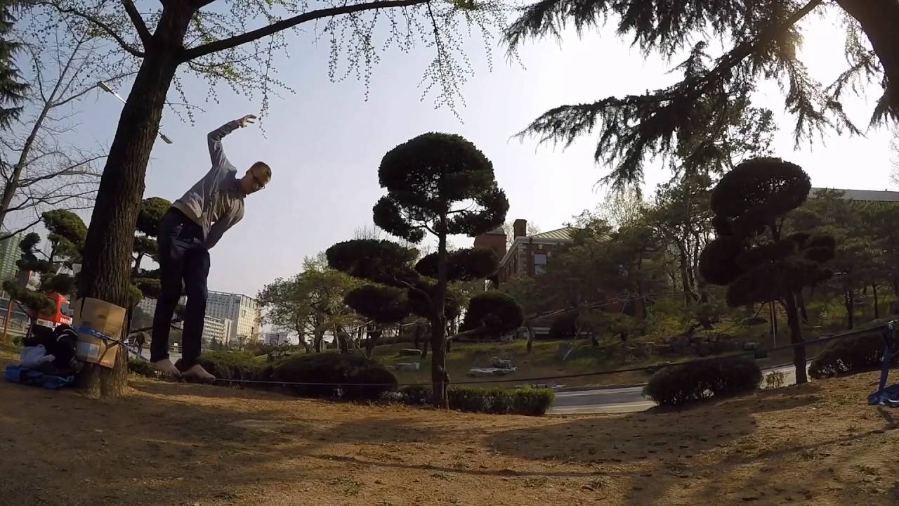 SlackLining is Hard YouTube