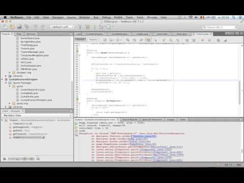 2D Platformer Level Designer in Java Part 2